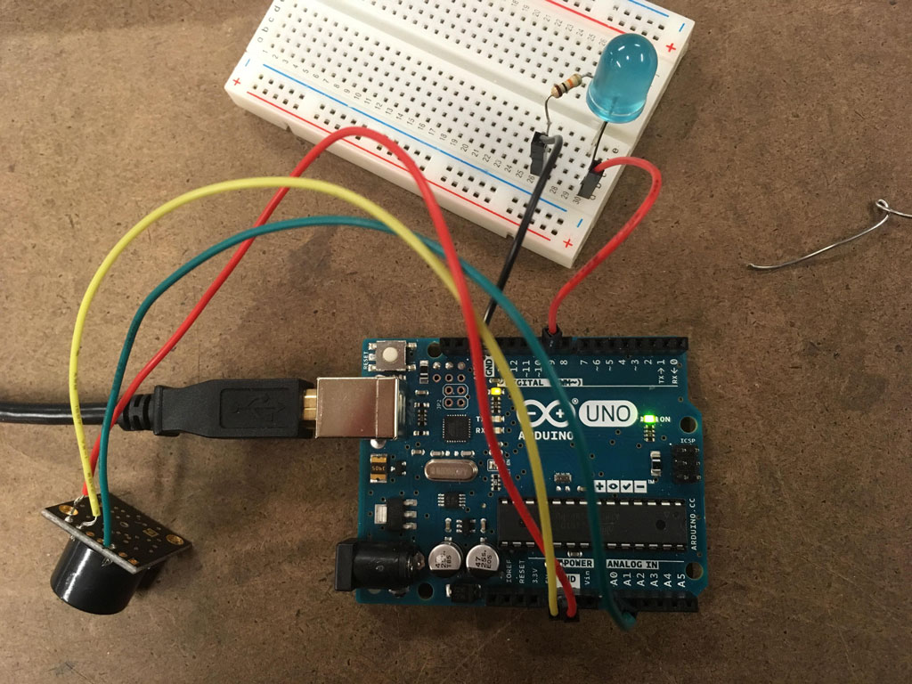 circuit with single LED #1