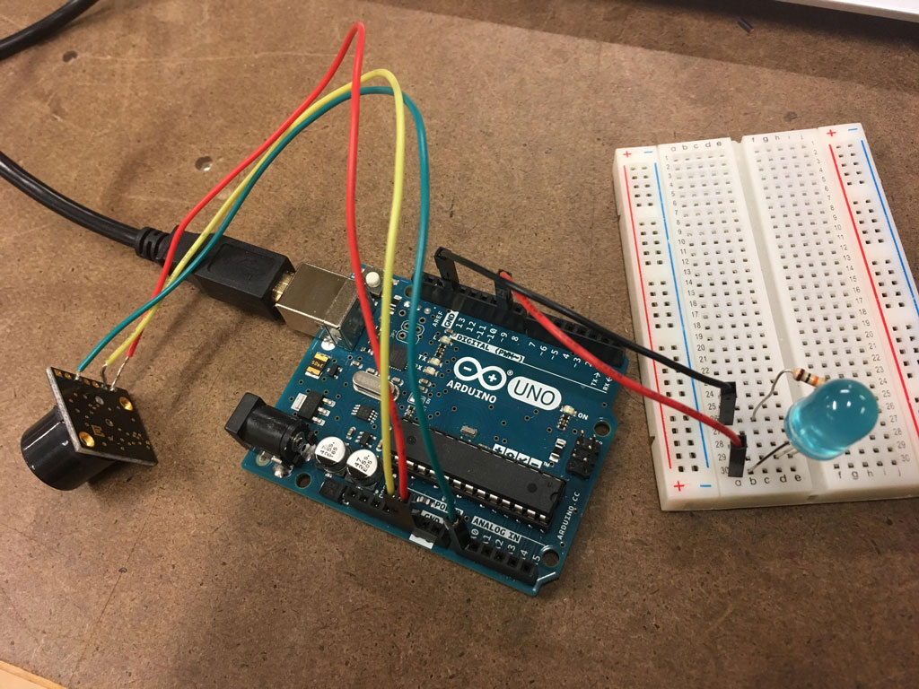 circuit with single LED #2